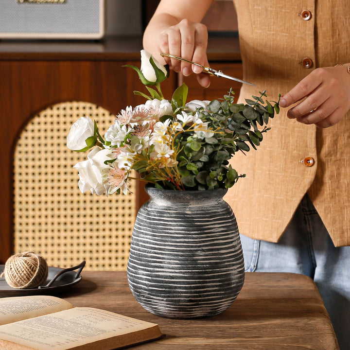 Elegant Artificial Flower Pot