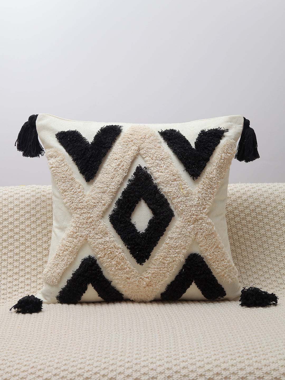 Decorative Textured Throw Cushion