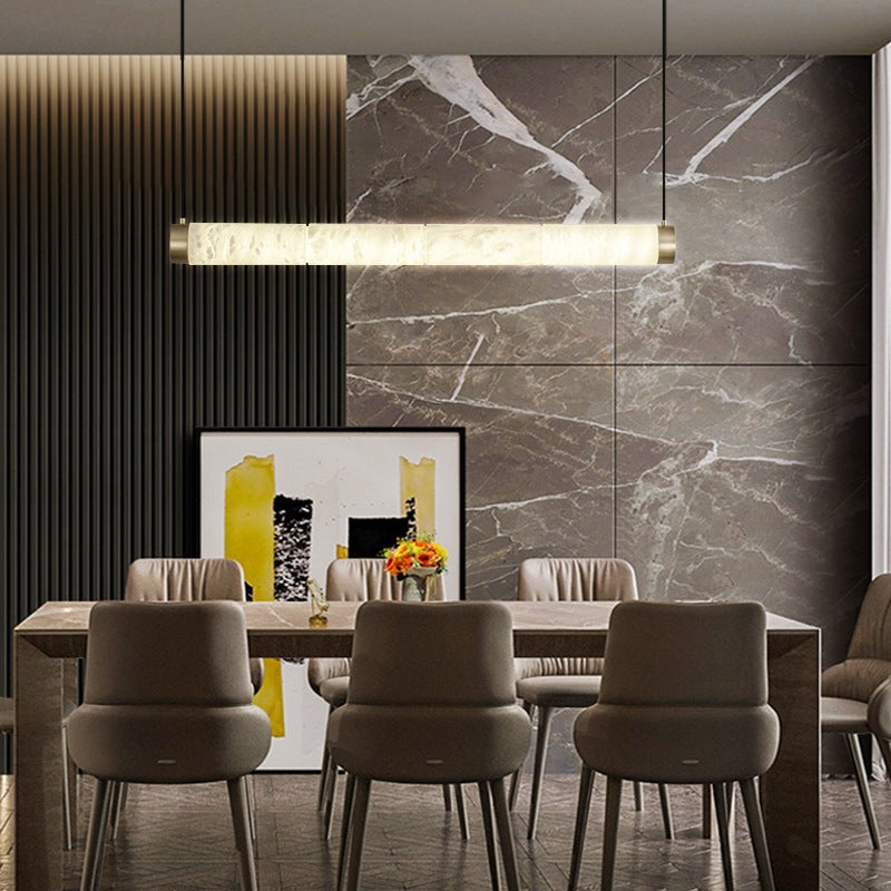 Modern linear pendant light