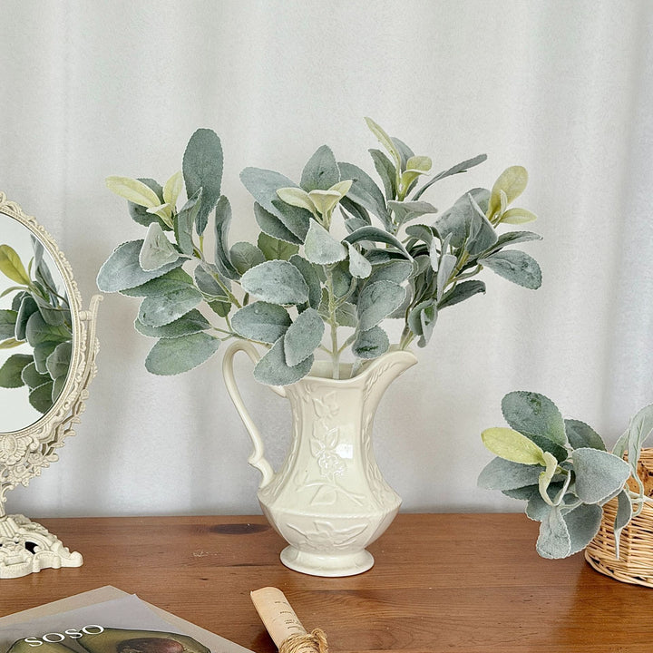 Decorative Faux Leaf Stem for Home Decor