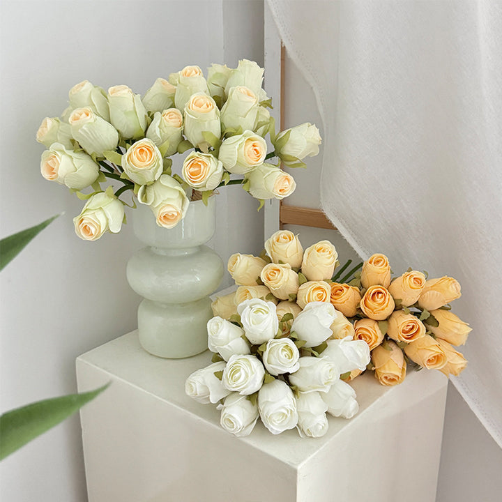 Elegant Artificial Rose Bouquet for Home Decor