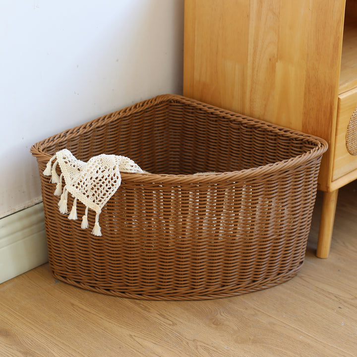 Corner Woven Storage Basket