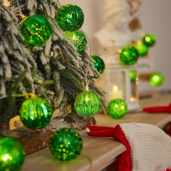 Colored LED Christmas light chain