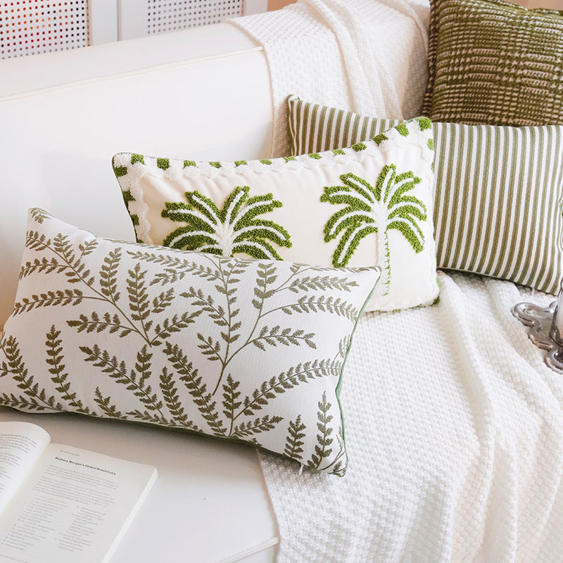 Botanical Print Decorative Throw Pillow