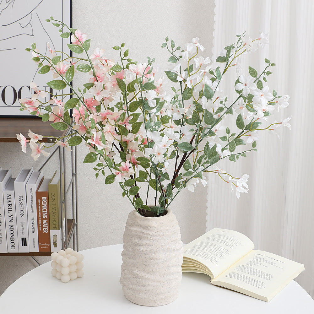 Artificial bouquet with delicate flowers