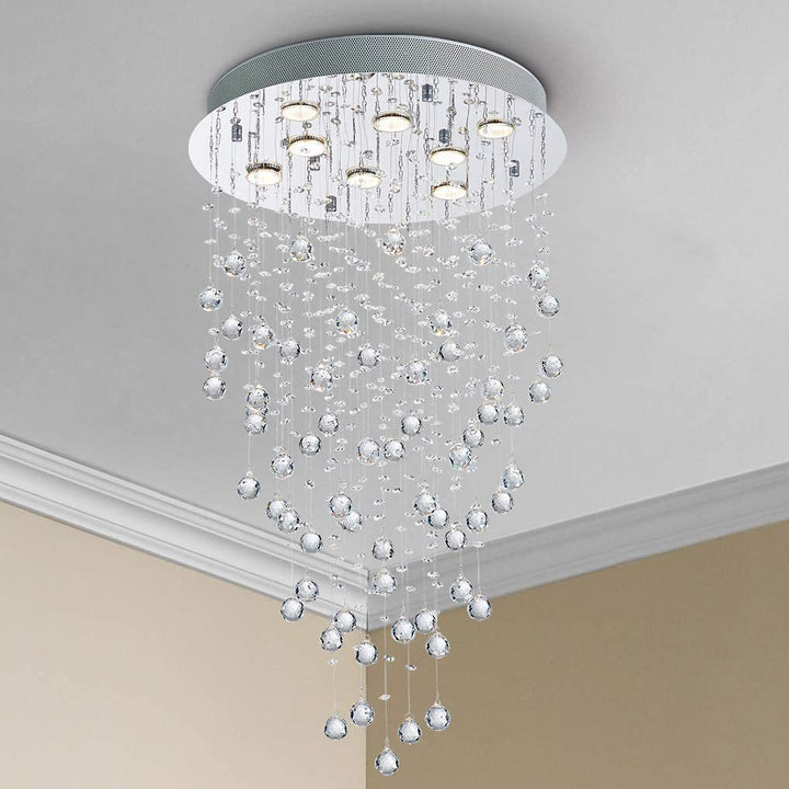Crystal Raindrop Pendant Light