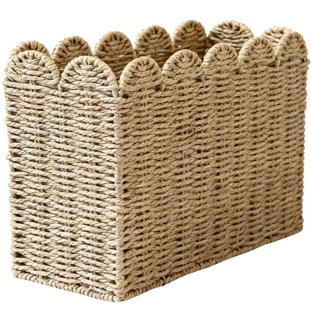 Decorative storage basket made of high-quality natural material