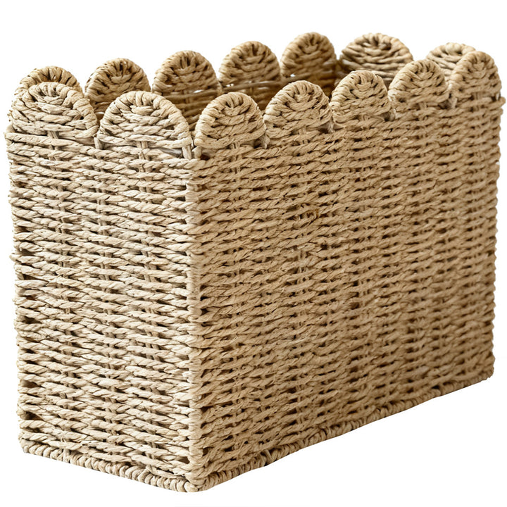 Decorative storage basket made of high-quality natural material