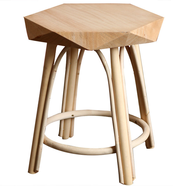 Modern stool made of high-quality wood