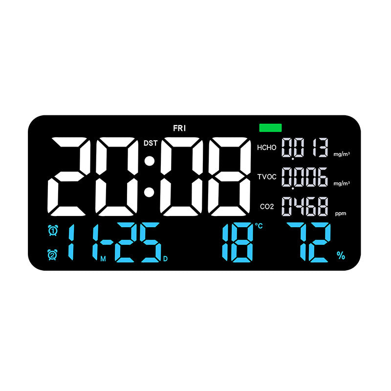 Digital multifunctional weather alarm clock