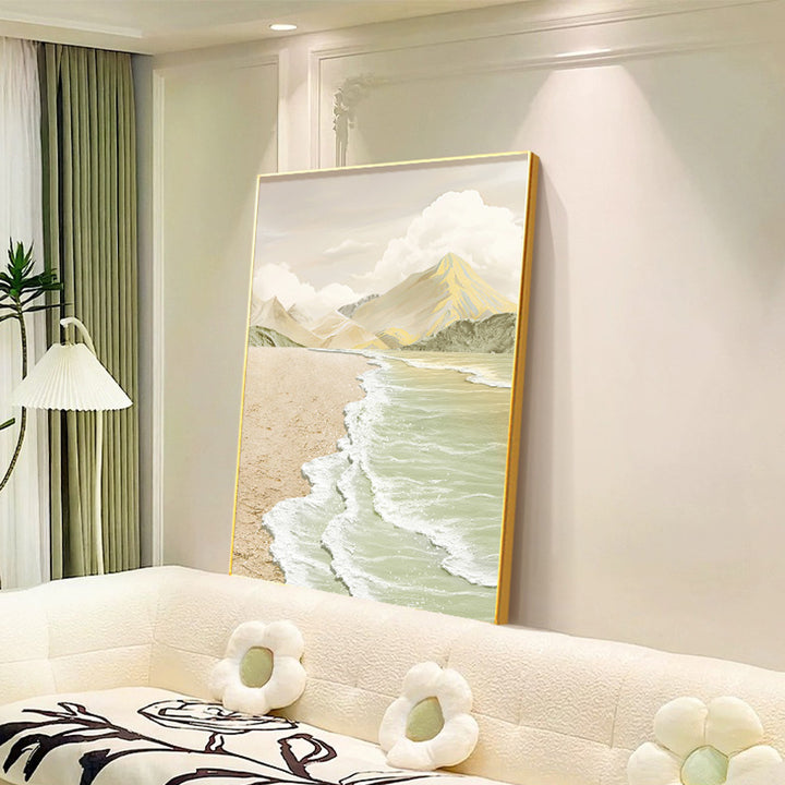 Abstract Scenic Coastal Landscape Art Print