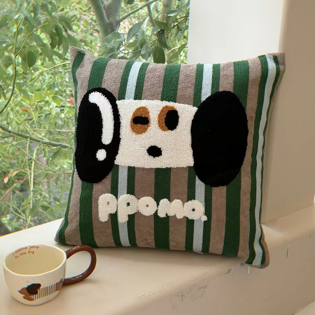 Decorative Dog-themed Throw Pillow
