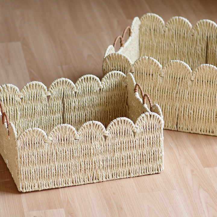 Handwoven storage basket