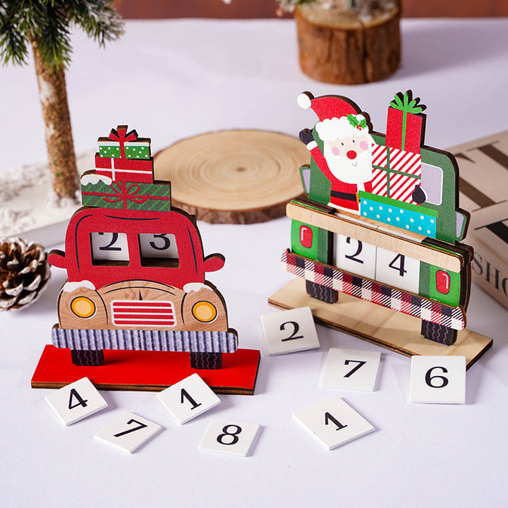 Advent calendar with Santa Claus motif