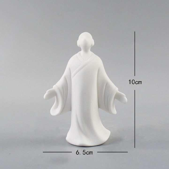 Decorative porcelain figurine