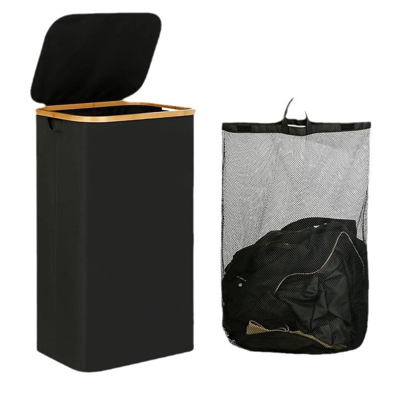 High-quality laundry container with removable inner bag