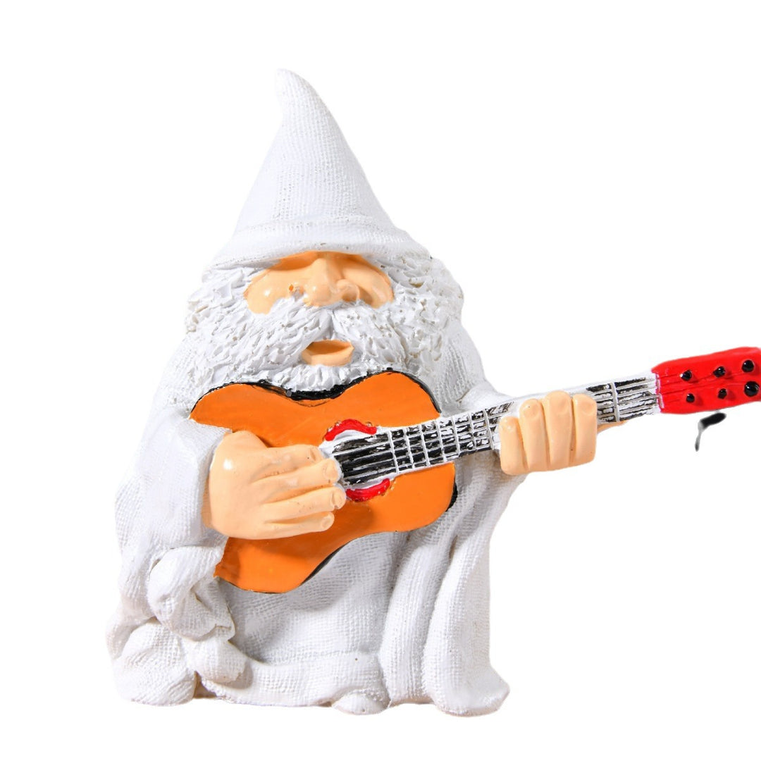 Decorative Musician Gnome Figurine