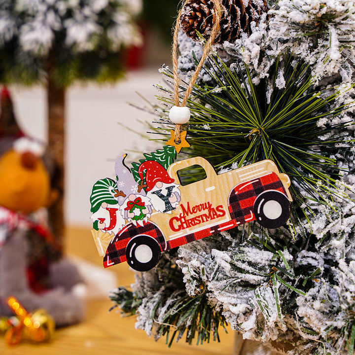 Decorative Christmas cart figure
