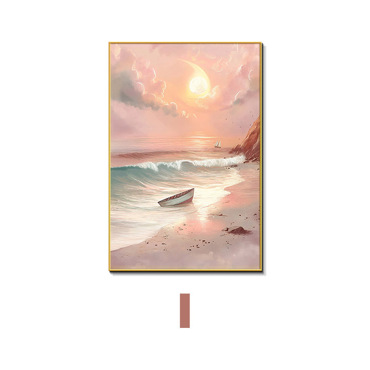 Beach Sunset Themed Canvas Wall Art