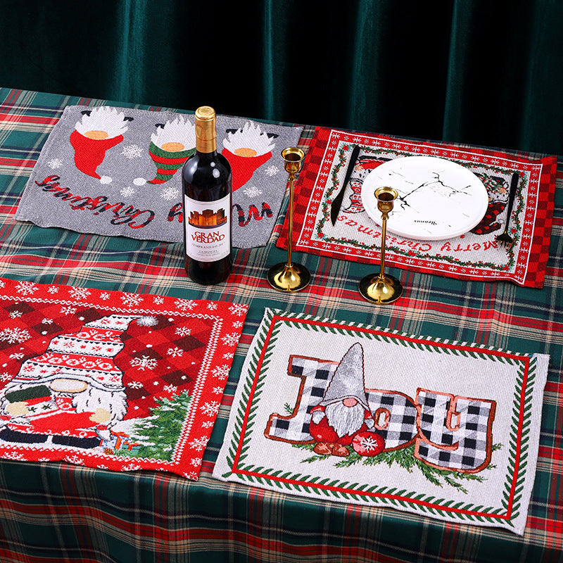 Festive tablecloth with Christmas pattern