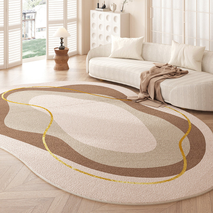 Organic Abstract Shape Area Rug