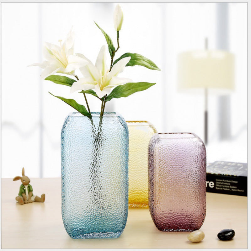 Decorative Glass Vase for Floral Display