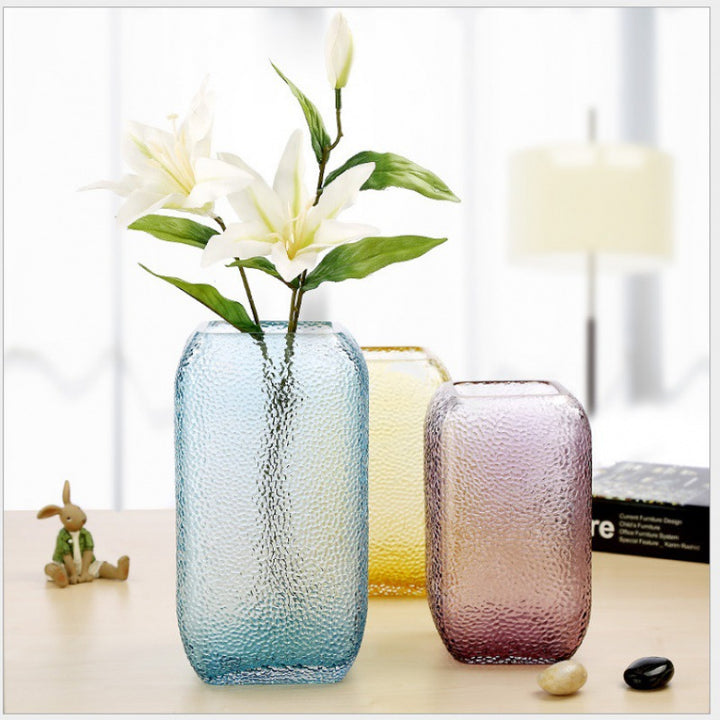 Decorative Glass Vase for Floral Display