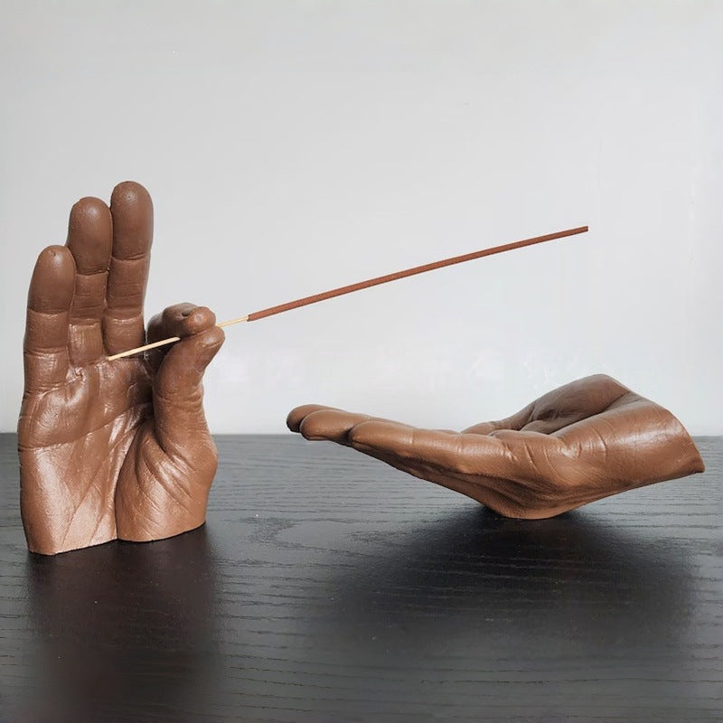 Decorative Hand Gesture Incense Holder