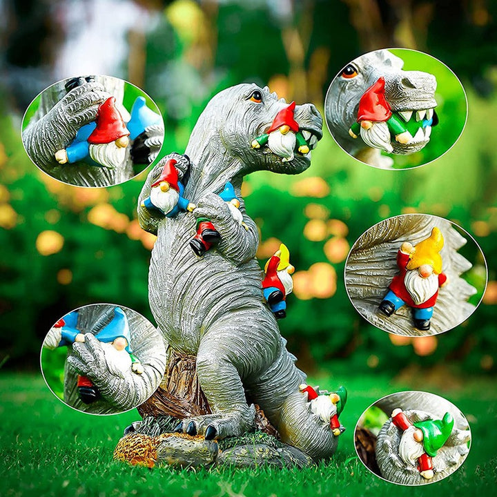 Whimsical Dinosaur Garden Figurine