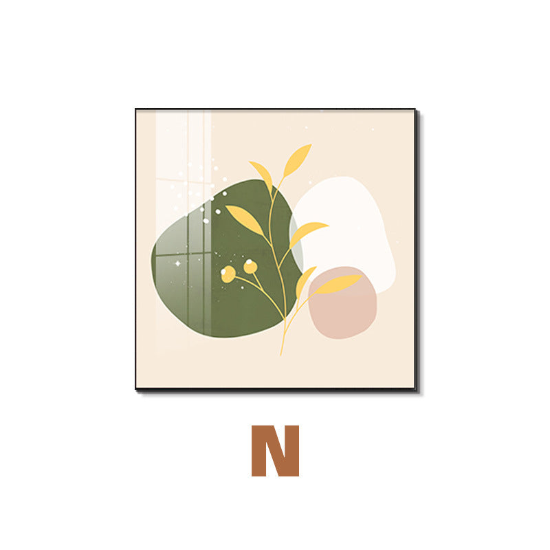Framed Abstract Botanical Line Art Print