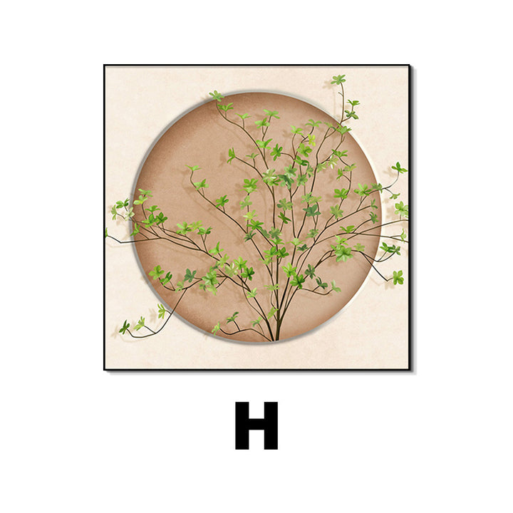 Framed Botanical Illustration Art