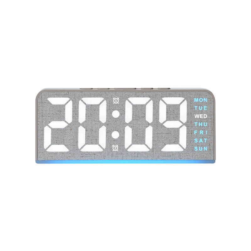 Digital Light Alarm Clock with Temperature Display