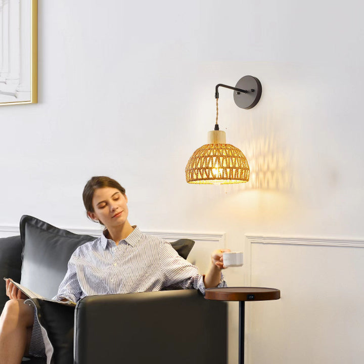 Artisan Woven Wall Light