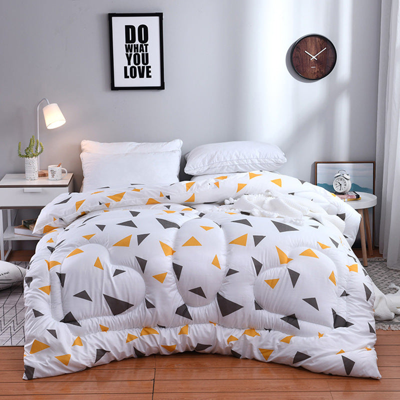 Heart-Shaped Pattern Quilted Comforter