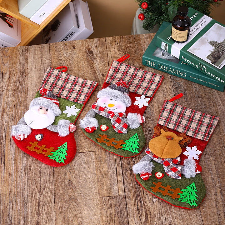 Christmas stocking with creative designs