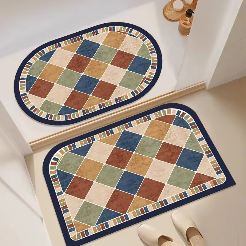 Decorative Floral Entryway Mat