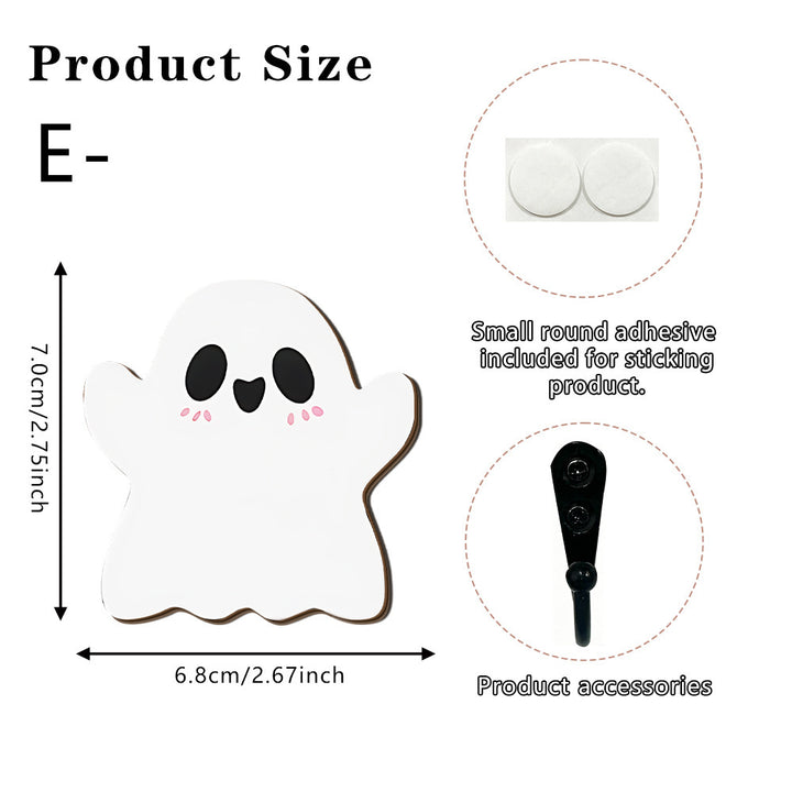 Creepy decorative figure with ghost and scythe