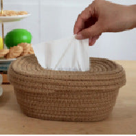 Decorative Woven Tissue Basket