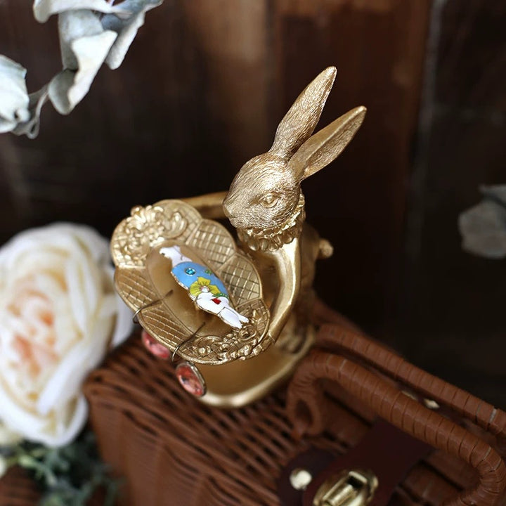 Decorative Rabbit-Inspired Phone Holder
