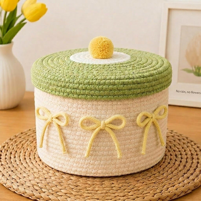 Decorative Knitted Storage Container