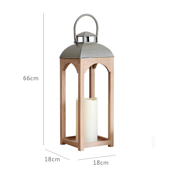 Decorative wooden lantern