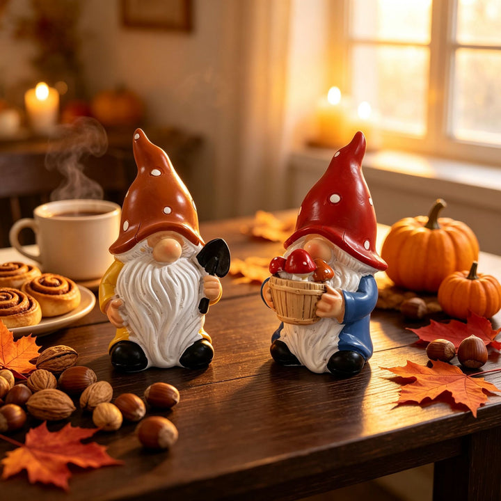 Whimsical Garden Gnome Figurine