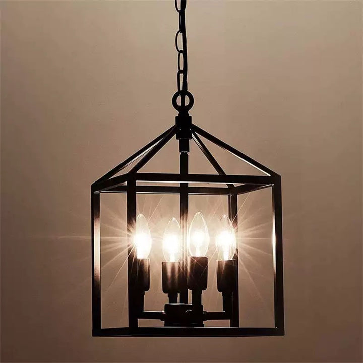 Modern geometric pendant light