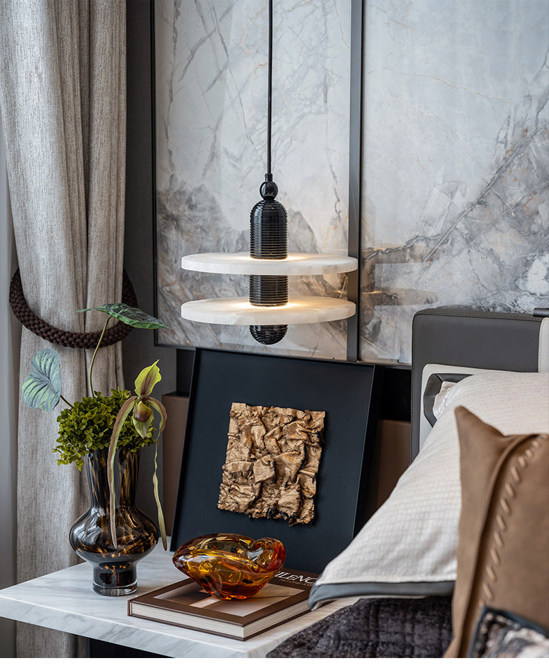 Modern multi-layer pendant light
