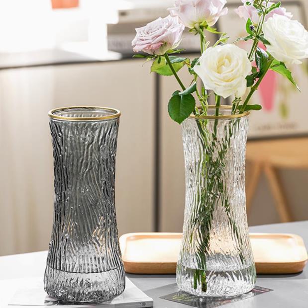 Textured Glass Water Pitcher