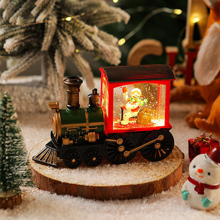 Snow Globe Lamp