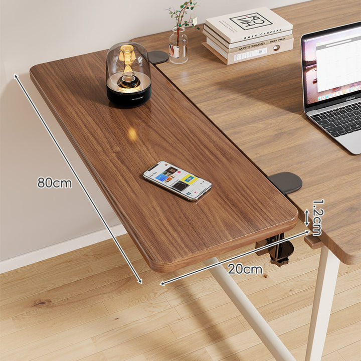 Clamp-On Adjustable Under-Desk Extension Work Surface