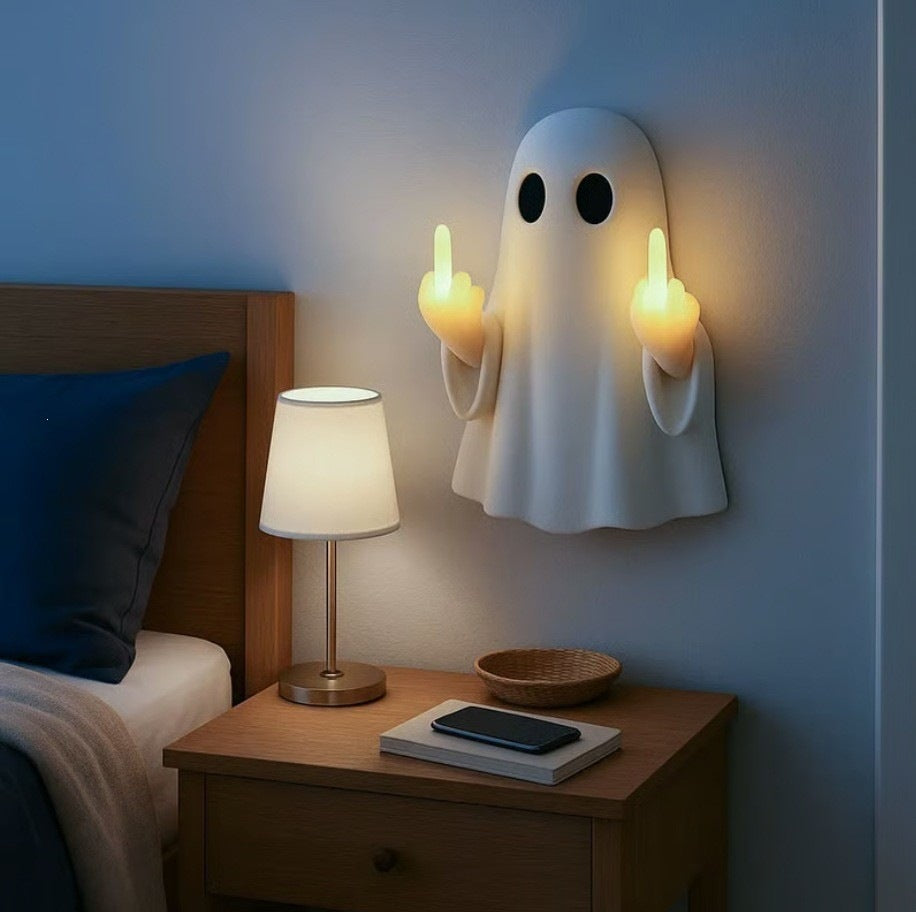 Humorous Christmas Light Figure