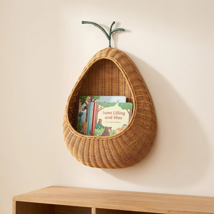 Wall basket in modern fruit design