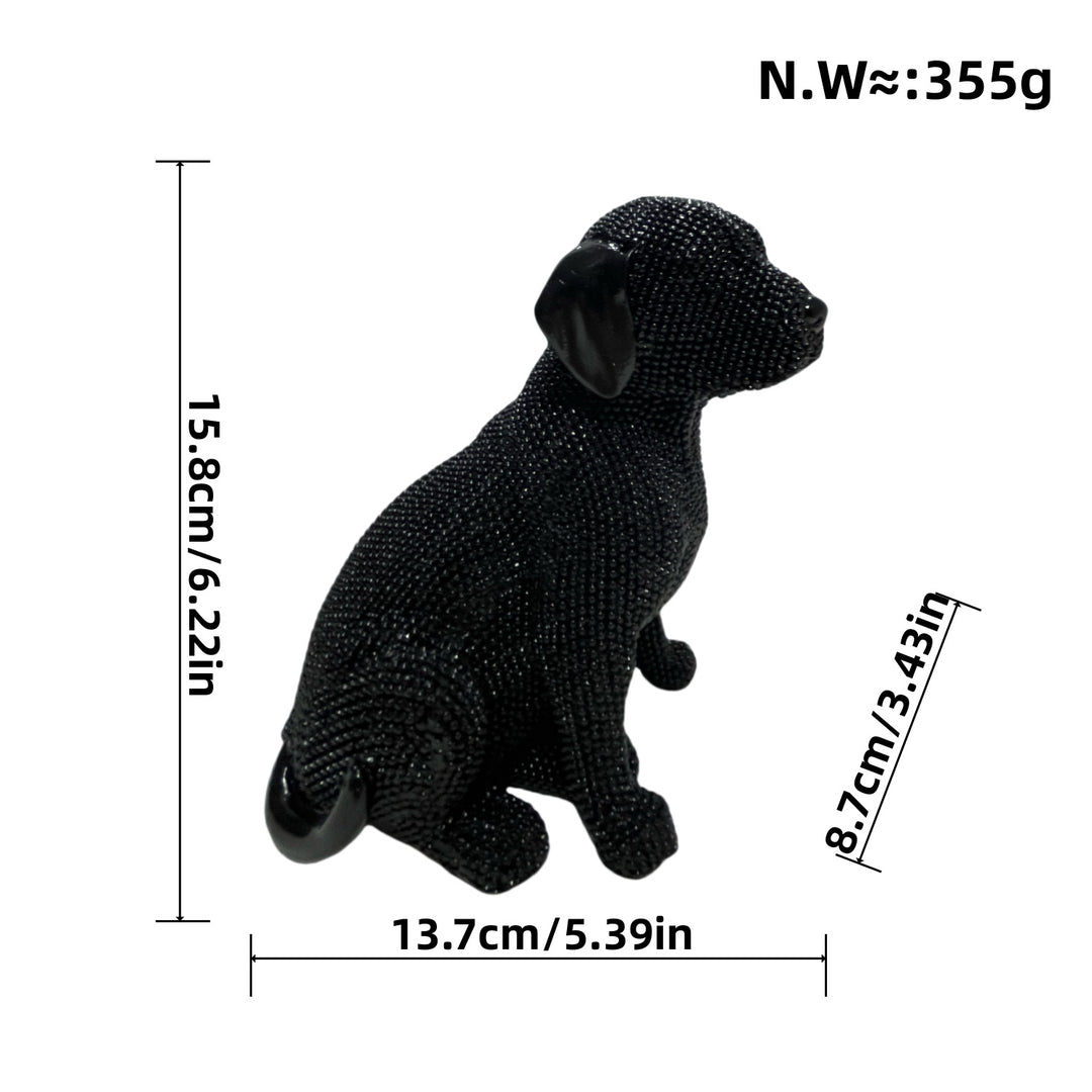 Decorative dog figure in modern design